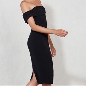 Reformation Black Carrera Cocktail Dress